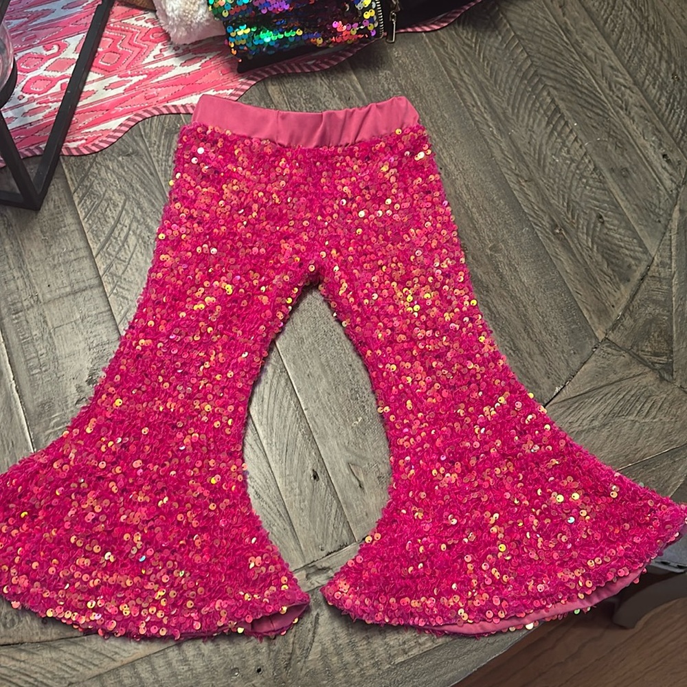 Sequin pants 2t
